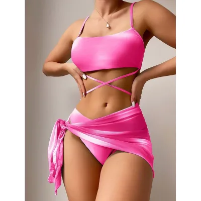 New Arrival Women Colorful Summer Bathing Suit Designer Brands Beachwear Sexy Women Bikini Thong Plus Size Fitness Swimwear