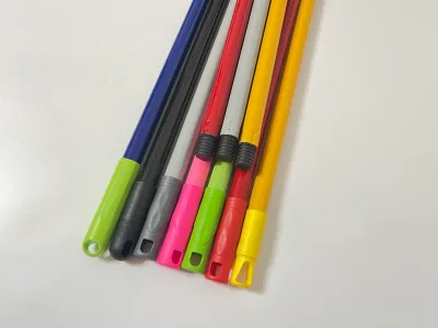 Wholesale Stainless Steel Tube Pvc Cover Metal Handle Broom Stick for Broom