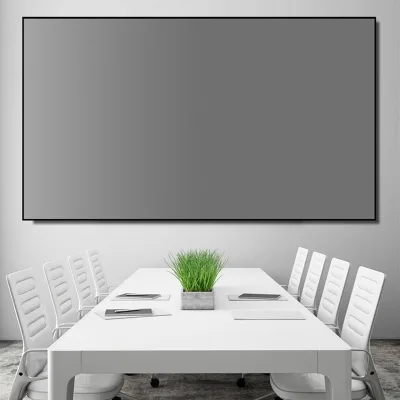 OEM 60 100 150 200 Inch Foldable Portable  Alr Big Projector 4k Projection Screens 1080p Fabric with Remote