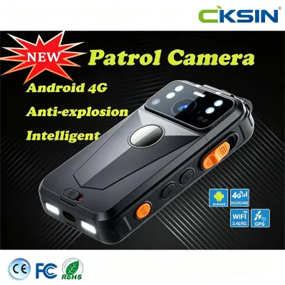 Digital Evidence Body Cam with Watermarked Video 4G Body Camera Built-in Face Comparison Algorithm Offline Alarm for Security