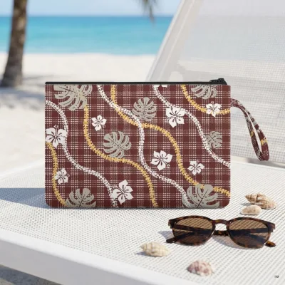 Minimum Order Quantity Customized Hawaiian Blanket Women's Handbag Portable Ightweight Multifunctional Storage Handbag