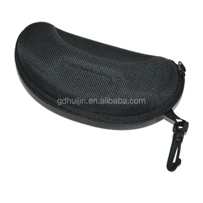 Factory Custom Logo Accept OEM EVA Sunglasses Case Portable Sunglasses Case with Zipper EVA Carrying Case for Sport Glasses
