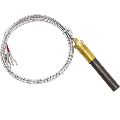 750mv Thermopile for Gas Fireplace, 36inch Thermopile Generators Q313A Fit for Stove Gas Ovens/Gas Fireplace/Water Heater