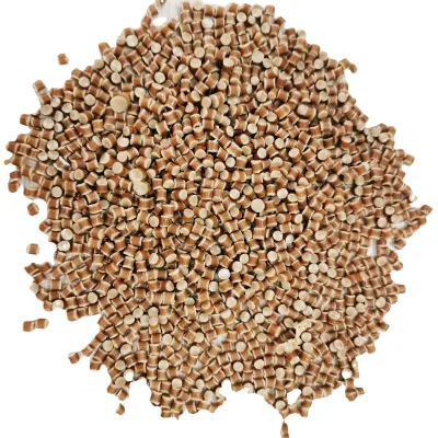 Compostable Bamboo Powder Raw Material PLA Granules for Spoon or Straw