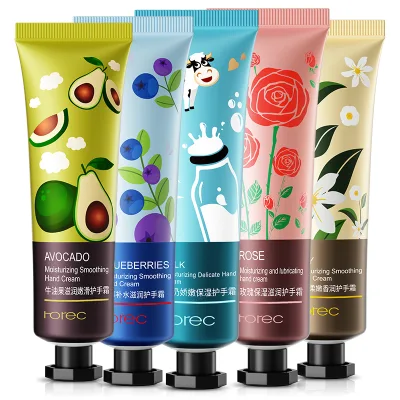 OEM ODM Rorec Anti Wrinkle Mourishing Gardenia Natural Green Hand Cream