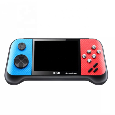 X60 Handheld Game Player 3.5 Inch 4000+ Games Support 2 Players Retro Game Console for FC/SFC/GB