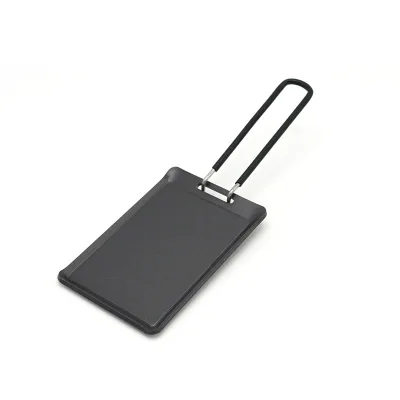 Portable Grill Pan With Handle, Non Stick Barbecue Plate Camping BBQ Grill Pan for Camping Picnic Outdoor