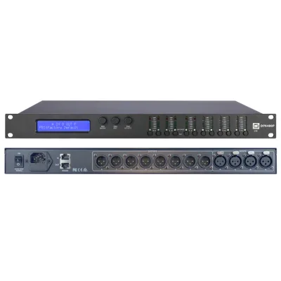 MARANI DPA480P 4-IN 8-OUT Digital Speaker Management System Equipment Control Remote PC Software EQ with a 11-band