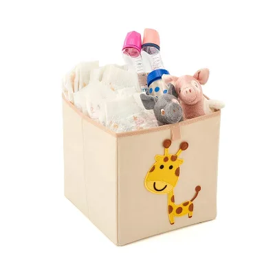 Cheap Felt Fabric Storage Baskets With Lid for Living Room Closet Systems & Organizers