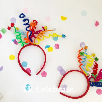 Telephone Cord Hair Accessories Elastic Hair Band Ponytail Holders Scrunchies Hair Tie Party Cute Christmas Decor Headband