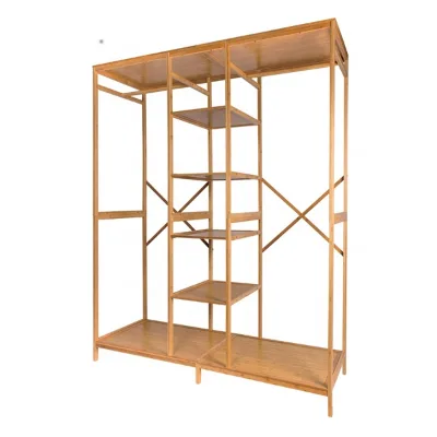 Bamboo Coat Rack Stylish and Eco-Friendly Garment Rack for Home or Office