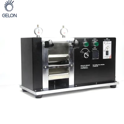 Press machine with temperature control Heating Calendaring Machine Rolling with heating Battery Making Machine