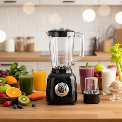 New Large Plastic Multi-Functional Automatic Kitchen Appliances Electric Multi-Cup Cooking Machine Mixer Small Household KB02004