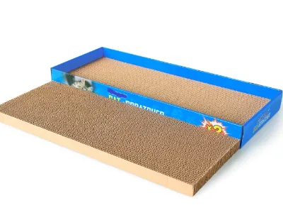 2Packs Corrugated Cat Scratcher Cat Scratching Toy