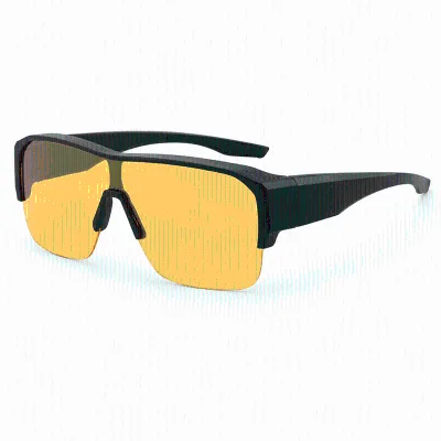 Tr5708 Black PC Sports Sunglasses with Trendy Design & UV400 Polarized Tac Lens for Adults