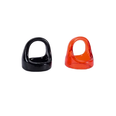 Black/red Penis Lock Sleeve Cock Bondage Ring Cahstity Device Sex Toys for Men