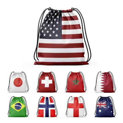 Gahumi 2026 Event Activities Top Quality Price Football Game Kids Drawstring Bag China Best Fabric Drawstring Bag