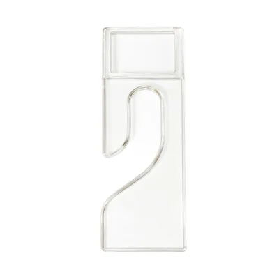 Ultralight Acrylic Flat Hanger Space Saving Injection Molded Design for Scarves Belts Ties and Pants Wardrobe Display Hanger