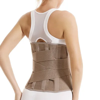 Medical Lumbar Traction Kidney Warmer Breathable Back Waist Lumbar Support Belt Lower Back Brace