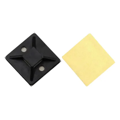 New Type Top Sale Cable Tie Holder With Self -Adhesive Base Magnetic Nylon Cable Tie Mounts