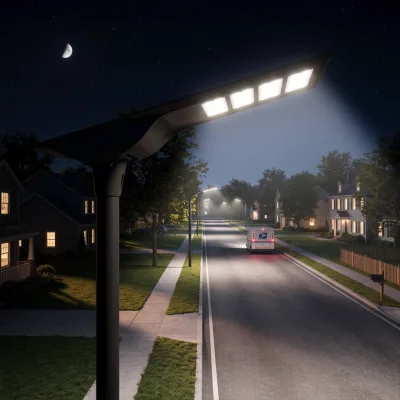 All in One Solar Street Light LED Aluminum Motion Sensor Outdoor Waterproof Dusk to Dawn Road Pathway Light