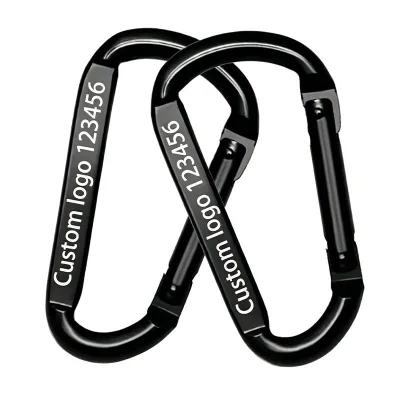 Heavy Duty Carabiners Carabeaner D Ring Shape,Key Chain Clip Hook,Multipurpose for Camping, Hiking or Other Outdoor Activities.
