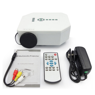 Mini Multimedia LED Projector 12V DC for Video Games TV & Movies