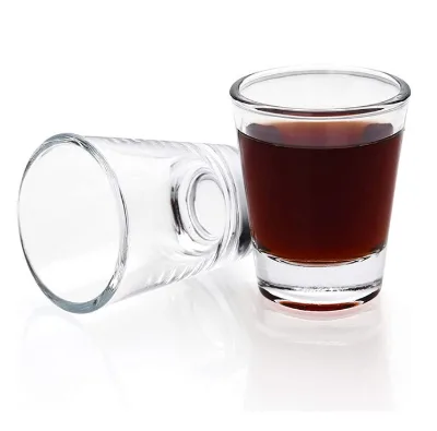 2024 Hot Sale 2oz Shot Glass Machine Made 50ml Crystal Cup for Business Gifts