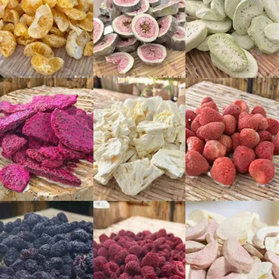 Mixed Fruit Customised OEM Sweet Bag Hard Baked Fruits Including Figs Strawberries Pineapple Etc. No Added Sugar Ready Eat 1kg