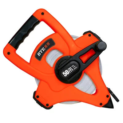 Heavy-Duty Open Reel Fiberglass 20m Long Tape Measure Precision Scale for Surveying & Construction Measuring Instruments