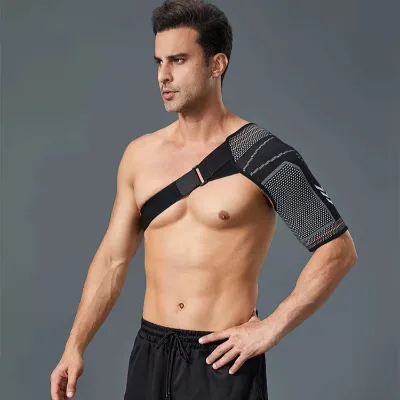 Professional Grade Shoulder Stabilizer for Rotator Cuff Pain Relief Adjustable Sports Brace for Baseball Weightlifting