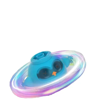 Hot Sale Light up Flashing Plaything Toys Kids for Indoor Play Musical Gyro Bouncing Owl Gyroscope Spinning Tops