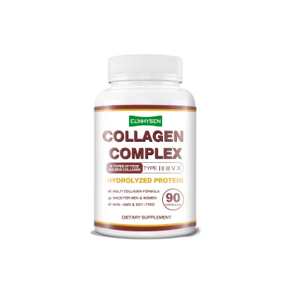 OEM ODM Collagen Complex Capsules 5 Types Food Supplements Strengthen Bones for Adults Collagen Protein Capsules