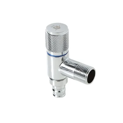China Manufacturer's New Faucet Accessories Quick Open 90 Degree Water Stop Bathroom Angle Valve for Kitchen Use
