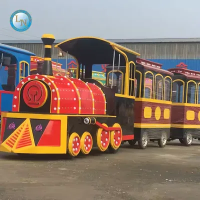 Sightseeing Trains in Scenic Areas Trackless Electric Fuel Sightseeing Small Trains