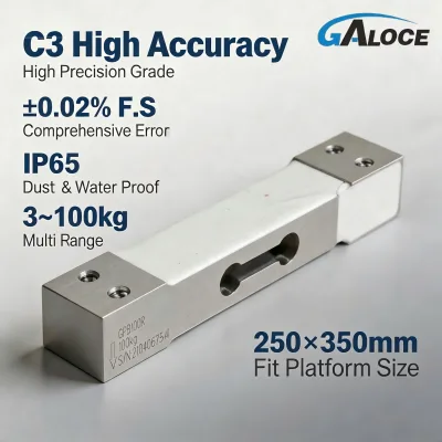 GPB100R High Precision Single Point Load Cell 100kg for Rehabilitation Physiotherapy Equipment