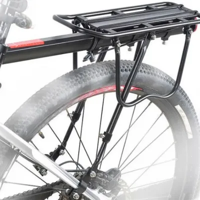 Hot Selling Aluminum Bike Rear Seat Rack Quick Release Bicycle Cargo Carrier with Reflectors Adjustable for Rear Luggage Storage