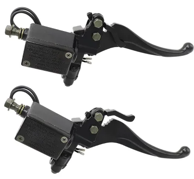 22mm 7/8" Universal Motorcycle Master Cylinder Brake and Clutch Levers with Lock