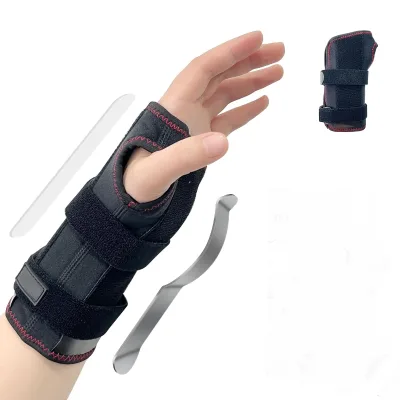 Orthopedic Wrist Splint Right Hand Brace Adjustable Support Waterproof Orthosis Immobilization Splints Adult Training Soft