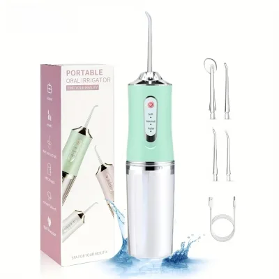 Portable USB Rechargeable Electric Water Flosser Cheap for Oral Irrigator with 3 Modes Wireless Design