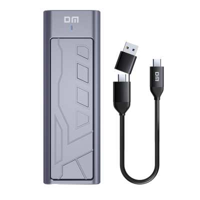 DM HD2000 M.2 NVME to TYPE C 3.2 20Gbps SSD Enclosure MacBook Windows Compatible 20Gbps Speed  for SSD