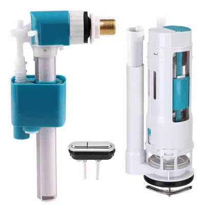 China Factory Supply Luxury Trending Toilet Accessories Water Tank Inlet and Ou Let Flush Valve