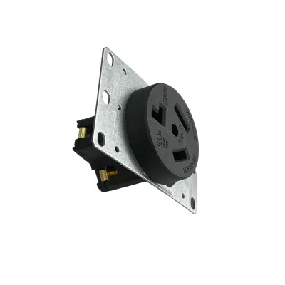NEMA10-30R American Standard Three Hole RV 30A 250 125V Nylon Industrial Electrical Plug Locking Type Nema Receptacle
