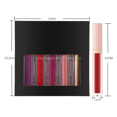 Popular Make Your Own Brand  Makeup Kit Lipstick Kit Wholesale 5 in 1  Matte Shades Lipstick Gift Box