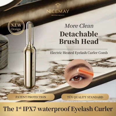 Electric Heated Eyelash Curler Rechargeable Plastic Luxury Professional Custom Logo OEM ODM Factory