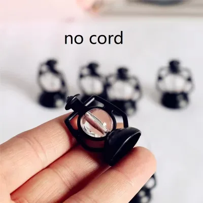 Dollhouse Miniature Lamps Mini Retro Kerosene Lantern for Fairy Garden Decor Tiny Vintage Oil Lamp Christmas Ornaments