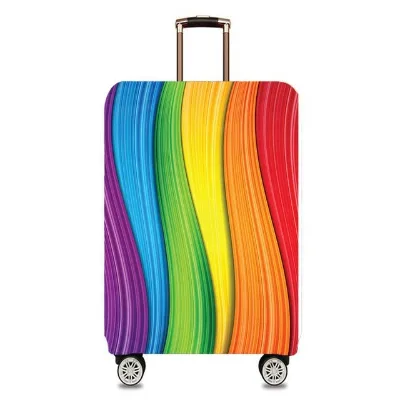 Custom Spandex Polyester Luggage Cover Customized Logo Printed Suitcase Cover for Traveling Cases DIY Custom Stretch