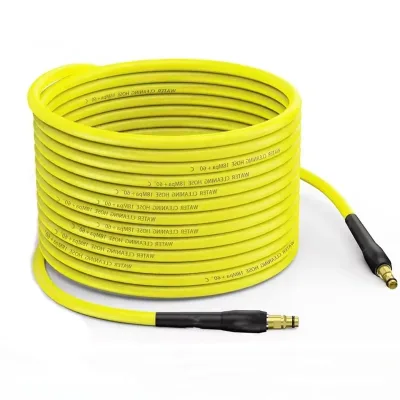 SS Pressure Washer Hose Kink Free M22-14mm Brass Thread Replacement for Most Brand Pressure Washers Car Cleaning Pipe Colours