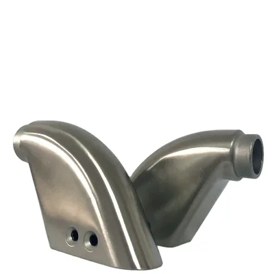 Fabricated hollow curve precision investment  castings  for  connection
