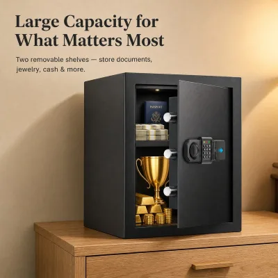 Steel Electronic Digital Lock Storage Cabinet Large Electronic Cabinet Home Hotel Office Business Storage